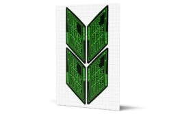 Union Rim Decals -Fox Racing Shox Shop 0013 Black Green Outline WeAreOne Union jpg