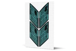 Union Rim Decals -Fox Racing Shox Shop 0014 Black LightBlue Outline WeAreOne Union jpg