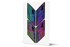 Union Rim Decals -Fox Racing Shox Shop 0020 Black OilSlick Outline WeAreOne Union jpg