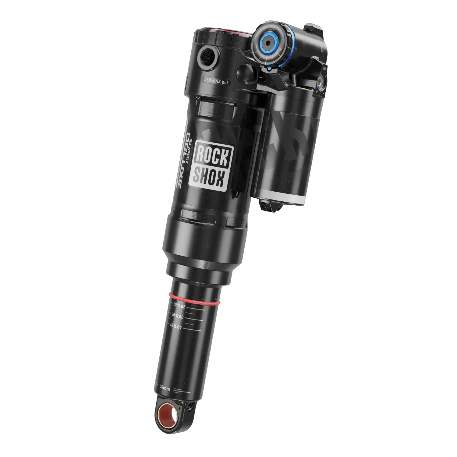 ROCKSHOX Super Deluxe Ultimate RC2T HBO Metric Trunnion Rear Shock - Transition Patrol (2022+) - 205mm X 60mm - 2025 1 ROCKSHOX Super Deluxe Ultimate RC2T HBO Metric Trunnion Rear Shock - Transition Patrol (2022+) - 205mm X 60mm - 2025