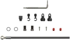 SRAM Disc Brake Hose Kit Silver Banjo 2000mm Maven ULT/SIL (A1), Level 4P ULT/SIL (C1), G2 RSC/ULT, Guide R/RS/RSC/ULT (B1), Juicy 5/7, XX