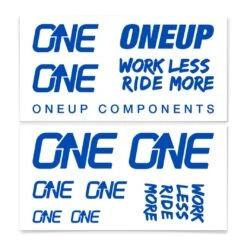 OneUp Components Carbon 35mm Handlebar Decal Kit -Fox Racing Shox Shop OneUp Components Decal Blue 1066