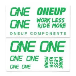 OneUp Components Carbon 35mm Handlebar Decal Kit -Fox Racing Shox Shop OneUp Components Decal Green 106