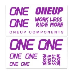 OneUp Components Carbon 35mm Handlebar Decal Kit -Fox Racing Shox Shop OneUp Components Decal Purple 10