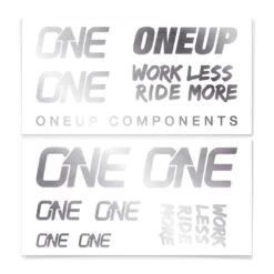 OneUp Components Carbon 35mm Handlebar Decal Kit -Fox Racing Shox Shop OneUp Components Decal Silver 10