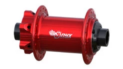 Onyx MTB 15x110mm Boost 32H Front Hub 26 Onyx MTB 15x110mm Boost 32H Front Hub -Fox Racing Shox Shop Onyx MTB BOOST Front Hub ISO Disc 110mm axle 15mm thru candy red