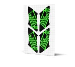 Triad Rim Decals 24 Triad Rim Decals -Fox Racing Shox Shop WeAreOne Triad Solid Green