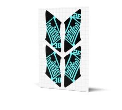 Triad Rim Decals 25 Triad Rim Decals -Fox Racing Shox Shop WeAreOne Triad Solid IceBlue