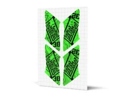 Triad Rim Decals 33 Triad Rim Decals -Fox Racing Shox Shop WeAreOne Triad Topo Green