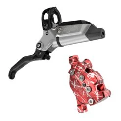 SRAM Maven Ultimate LTD Expert Brakeset (Rotors And Bleed Kit Included) 26 SRAM Maven Ultimate LTD Expert Brakeset (Rotors And Bleed Kit Included) -Fox Racing Shox Shop maven brakes 0000s 0000 005018237000 AM DB MVN ULT SPLASH RED EXPERT KIT c 3q.pngcopy