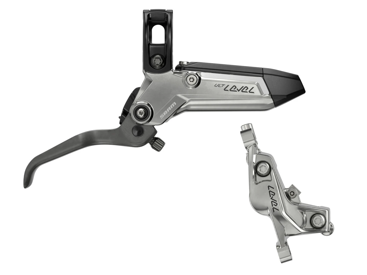 SRAM Level Ultimate Stealth 4-Piston Brake 2 SRAM Level Ultimate Stealth 4-Piston Brake - Image 2