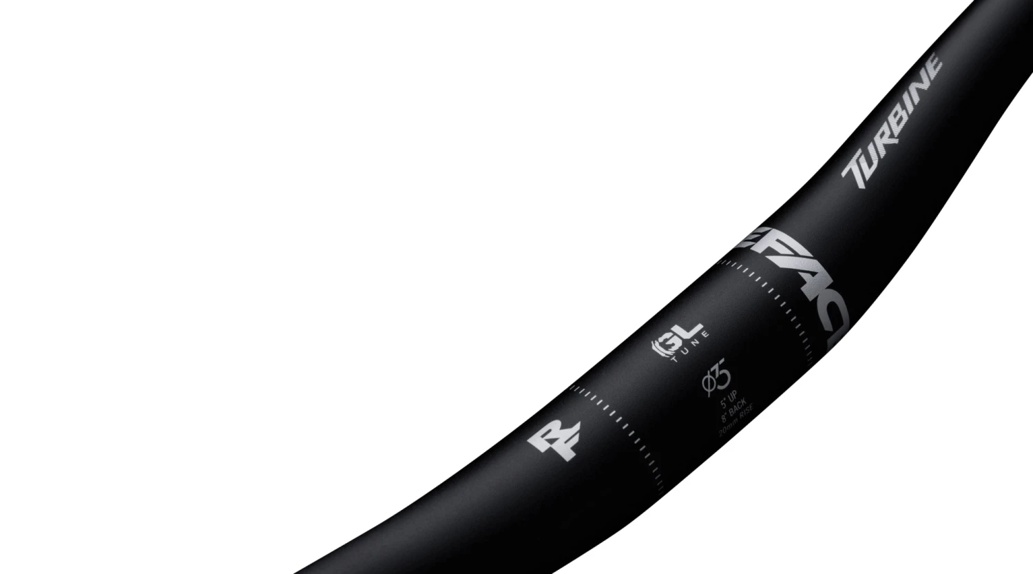 Race Face Turbine 35 Alloy Handlebar 800mm Wide - 2025 2 Race Face Turbine 35 Alloy Handlebar 800mm Wide - 2025 - Image 2