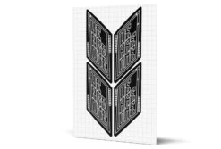 Union Rim Decals -Fox Racing Shox Shop union outline white